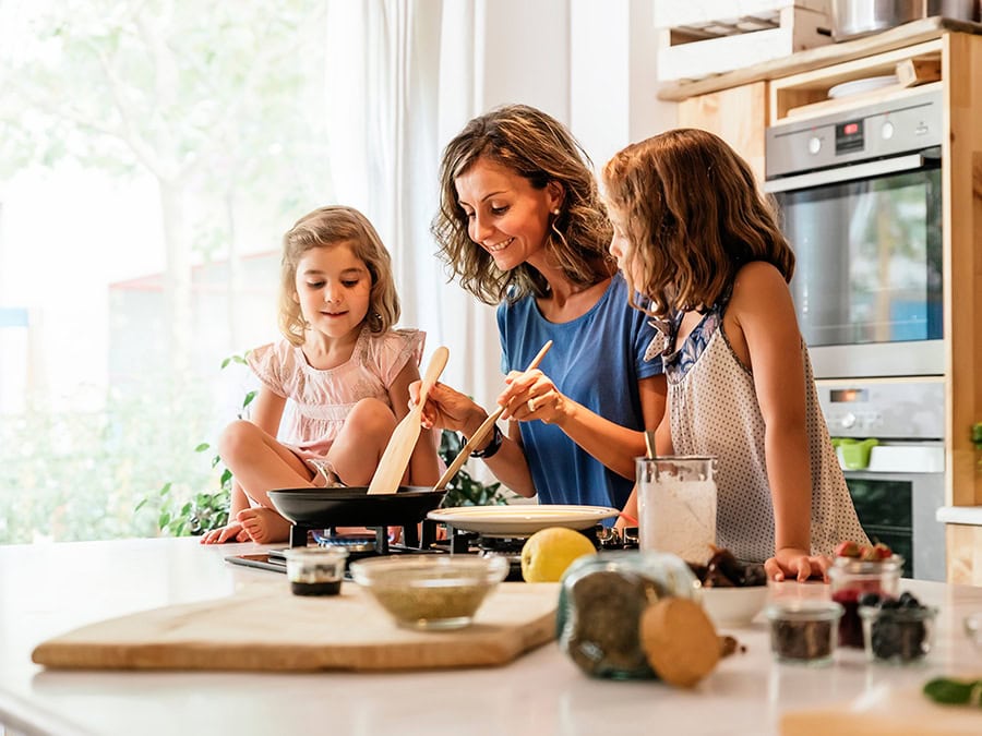 Kochen mit Kindern Küchenstudio Hietzing