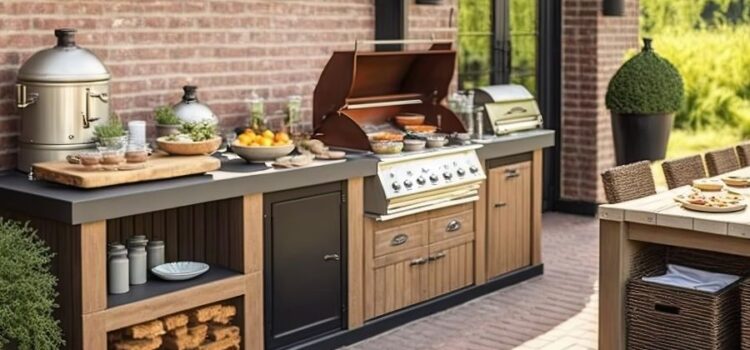 Outdoor-Küchen: Das ultimative Kocherlebnis Outdoor Küche im Garten mit Grill