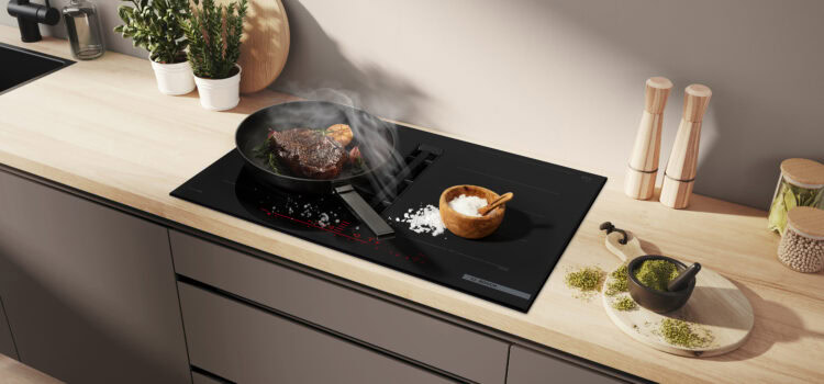 Kochfeld mit integriertem Dunstabzug